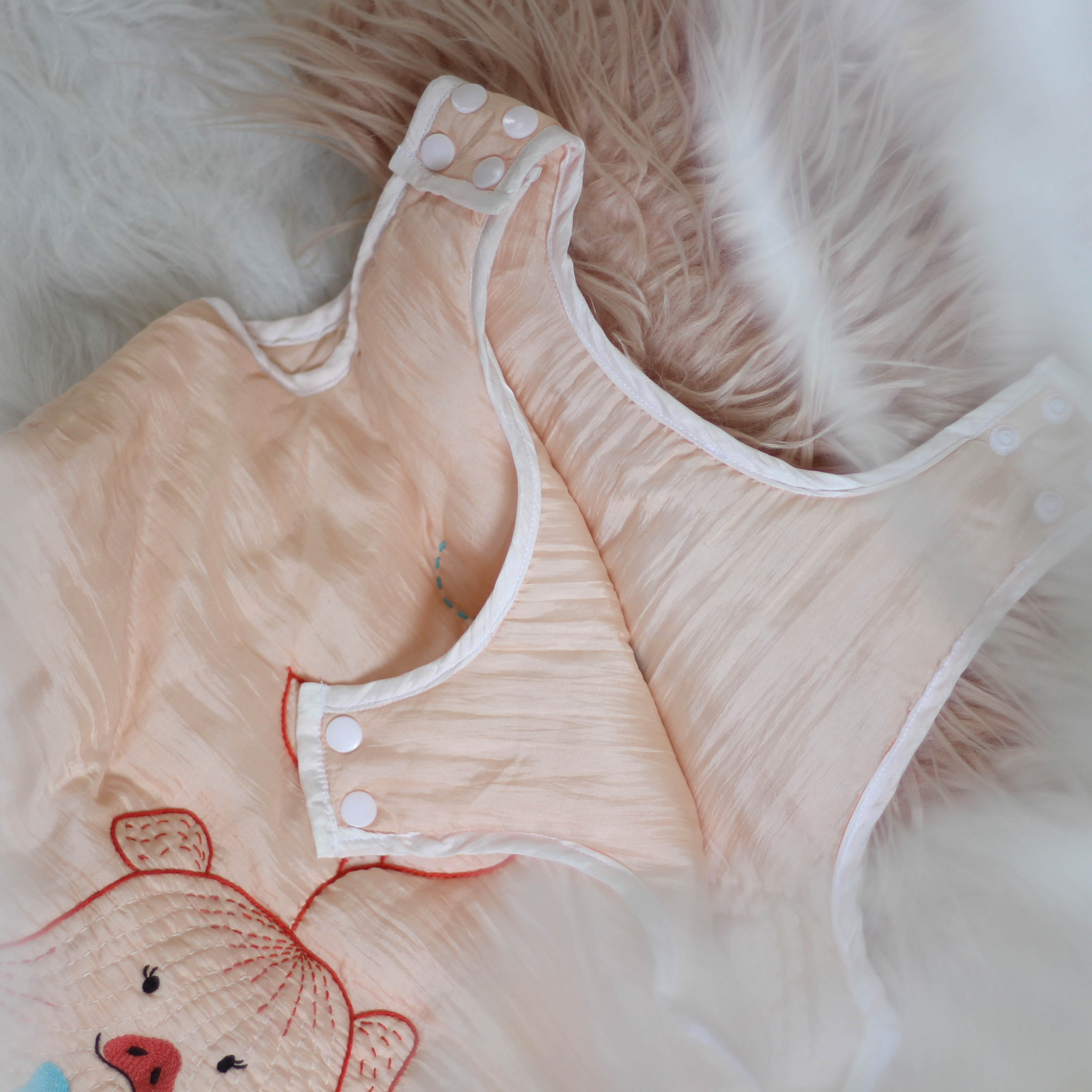 Silk Sleep Bag or Sack for Baby Girls Adorable