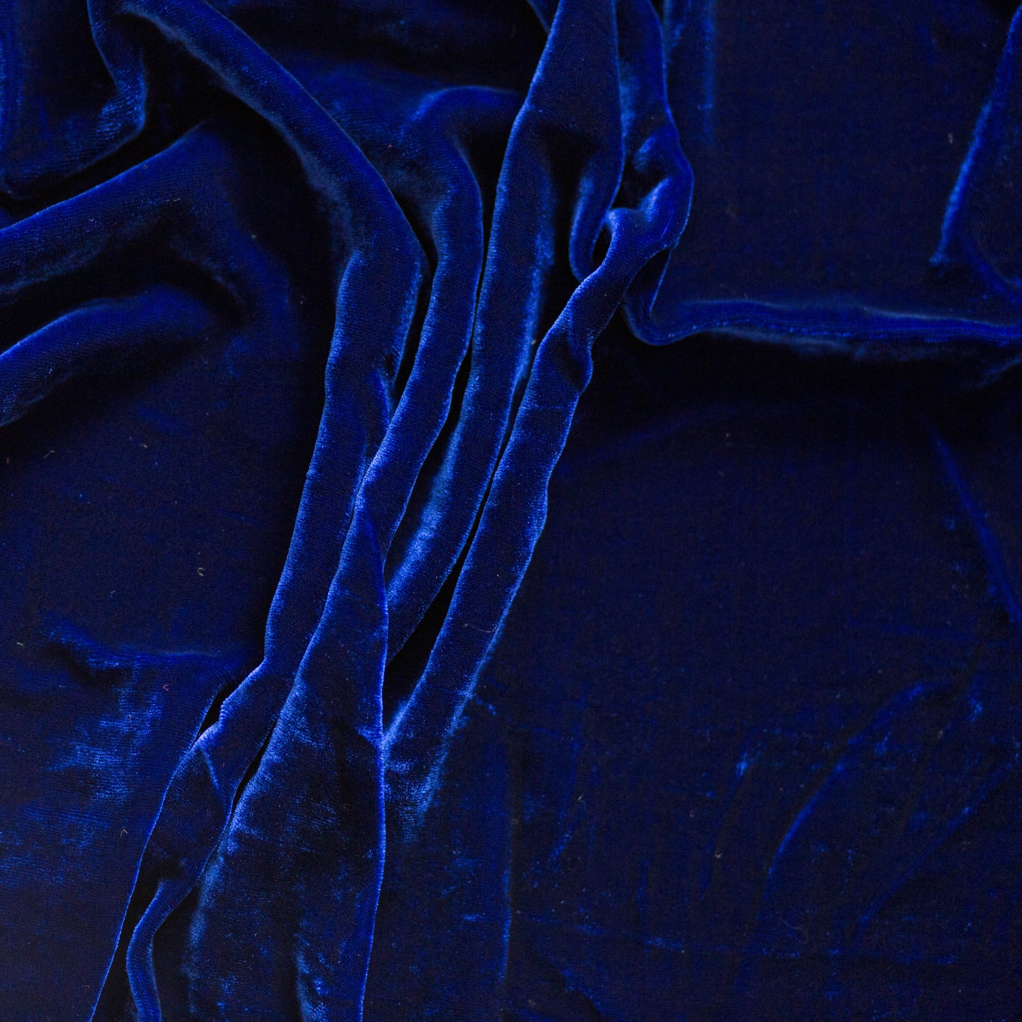 Maastricht Blue Silk Velvet