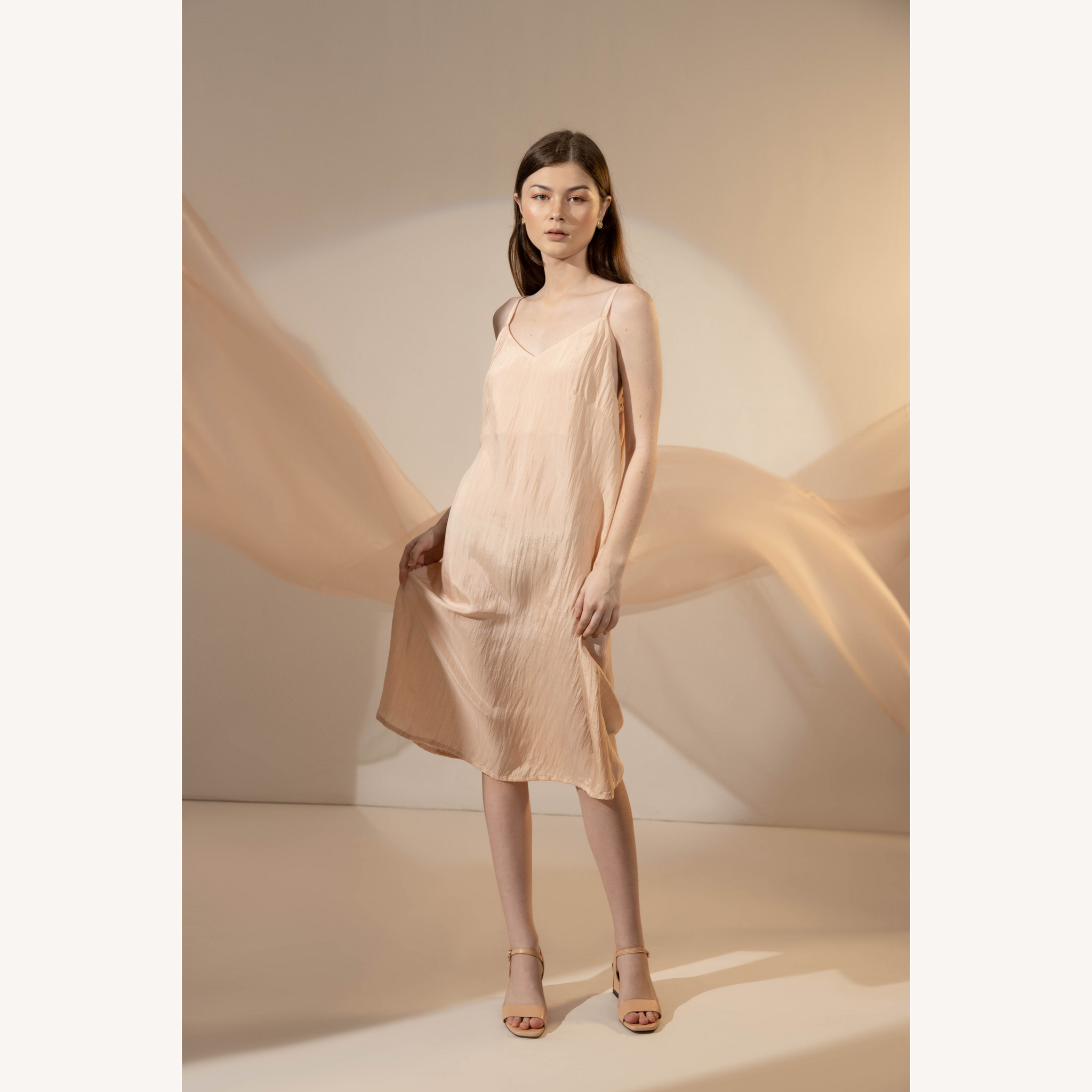 Washable Silk Short Dress - Silk Slip Short Dress