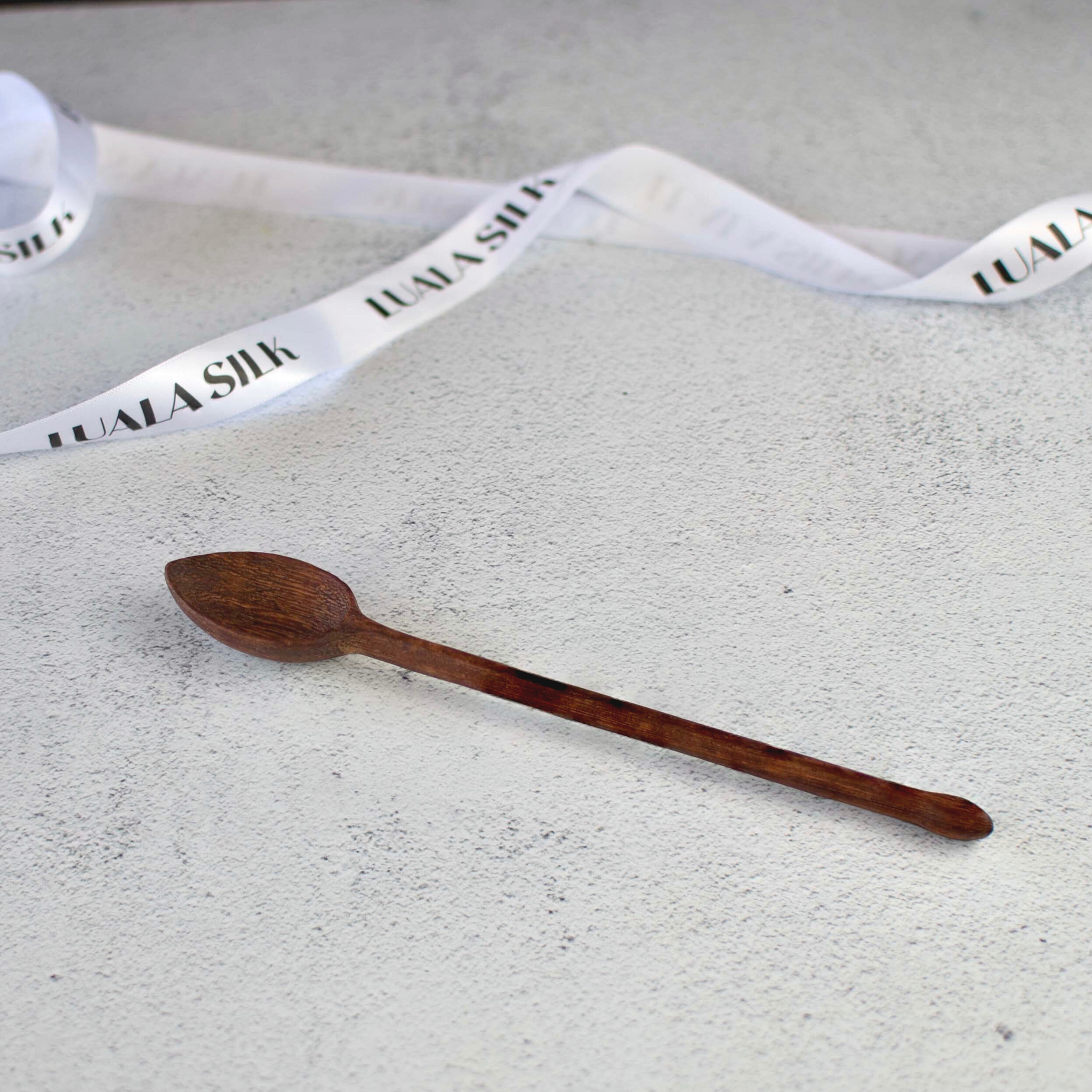 Hand carved tasting spoon -Skinny Mini