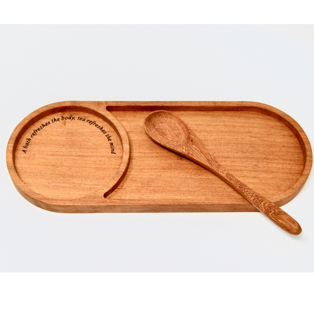 Handicraft Wooden Spoon- Redwood-Paddle