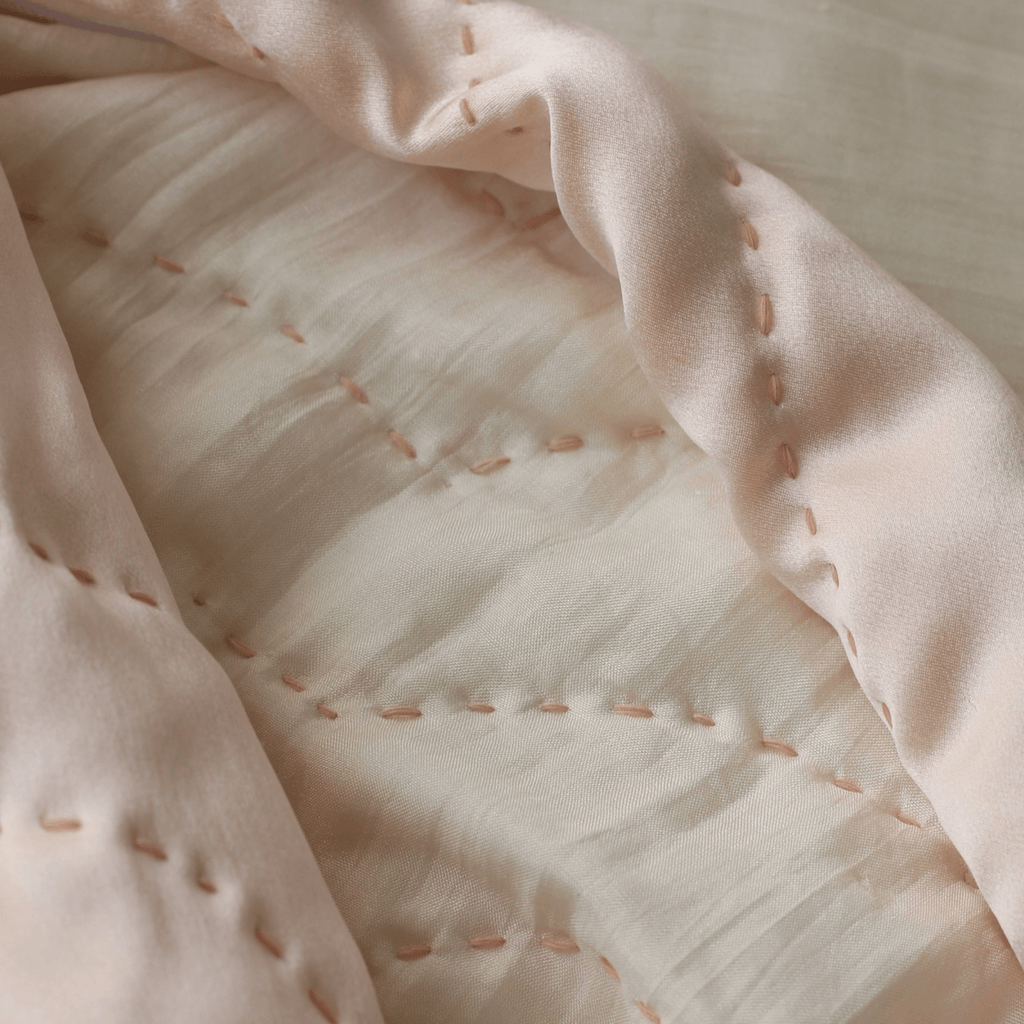 Charmeuse 22 momme Mulberry Silk-Blossom Hand Stitching-Bundle Set - Luala Silk