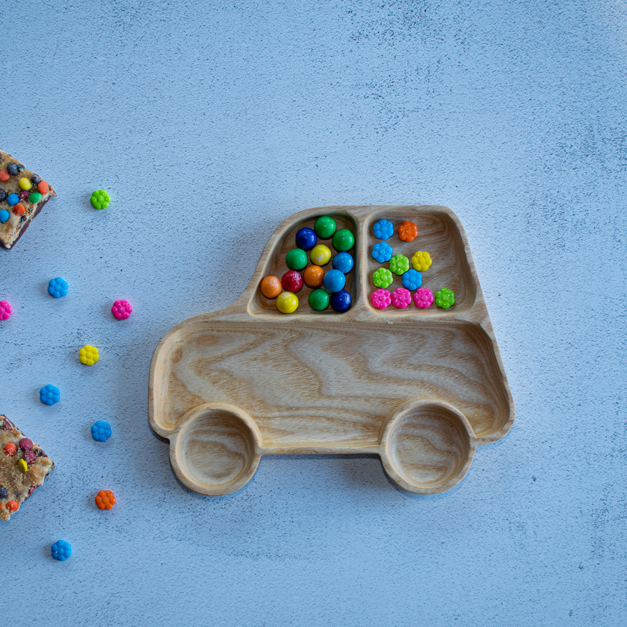 Handicraft Decorative Tray- Baby Food Tray- Car