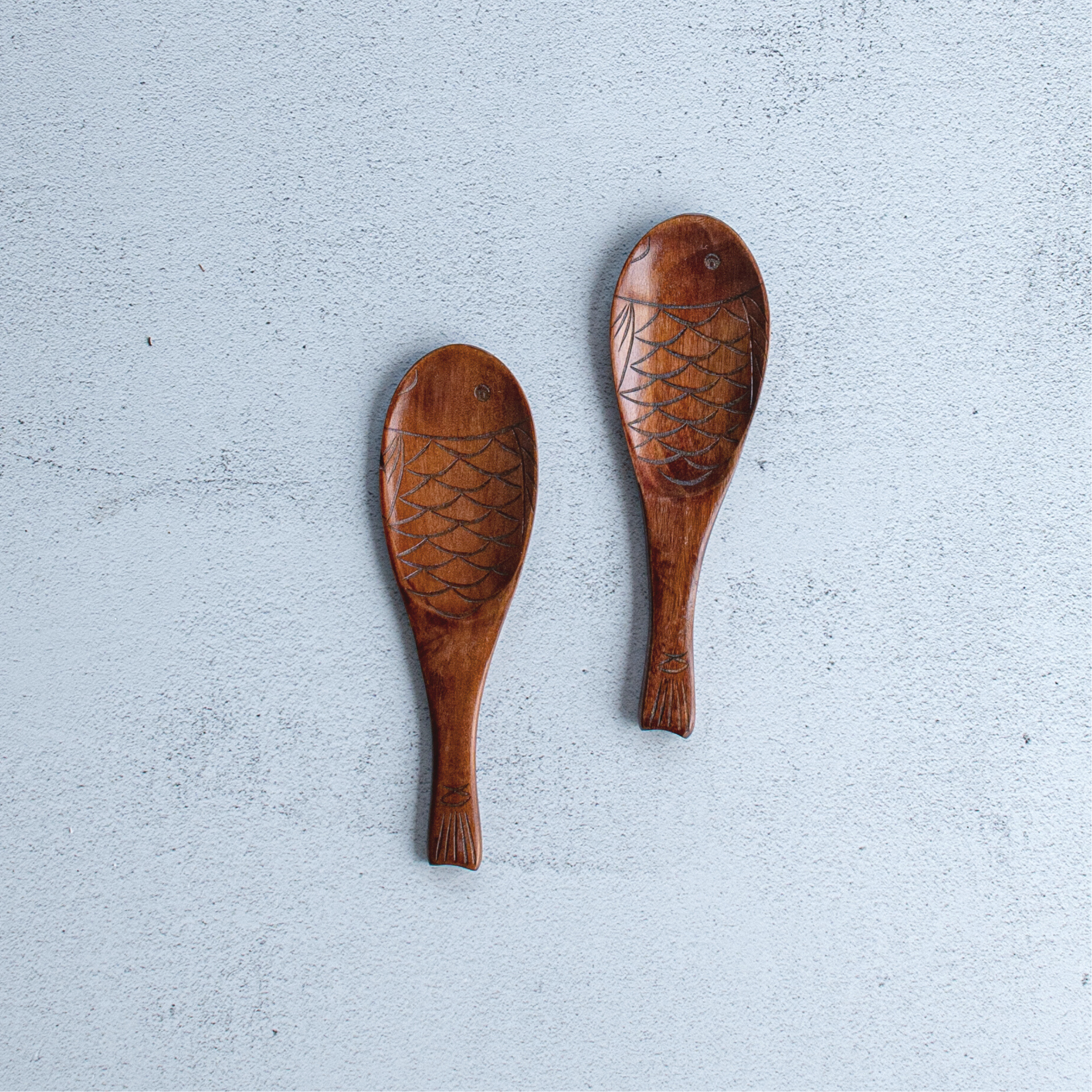 Wooden Rice Spoon- Fish Shaped Rice Paddle