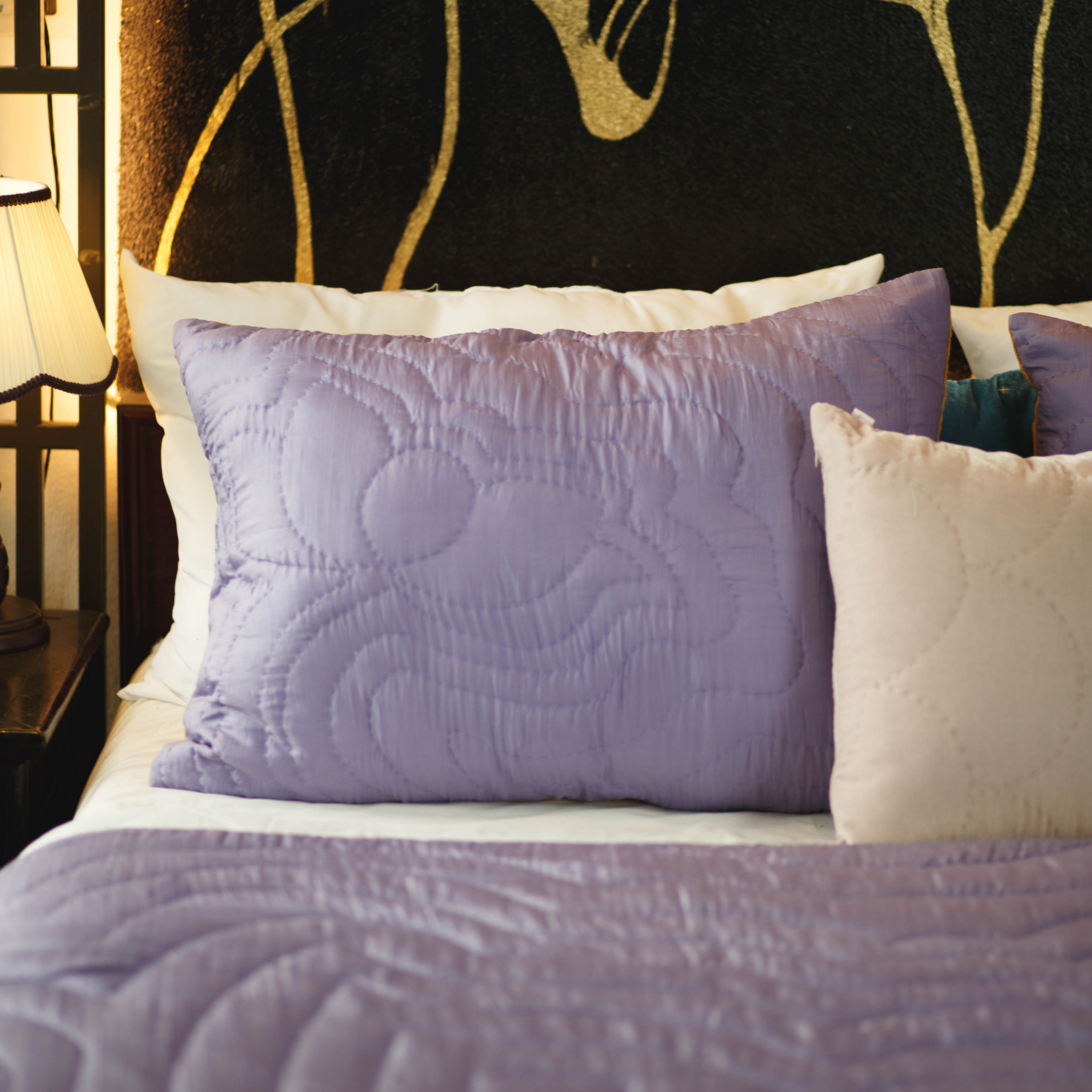 Mulberry Silk Duvet and Pillowcases-Lotus Leaf