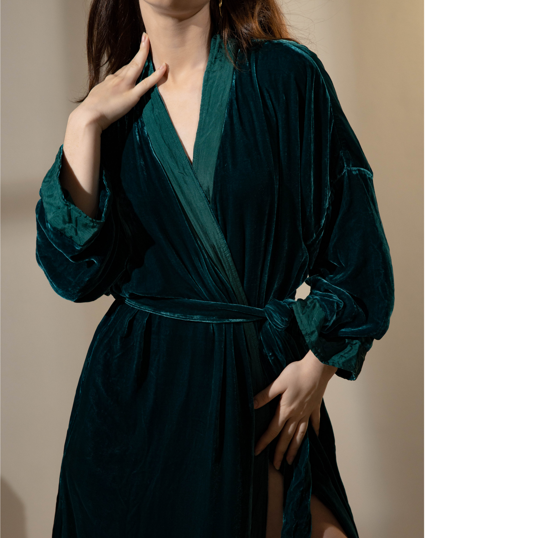 silk lining warm cozy robe christmas gift ideas for her luala silk curated silk robe