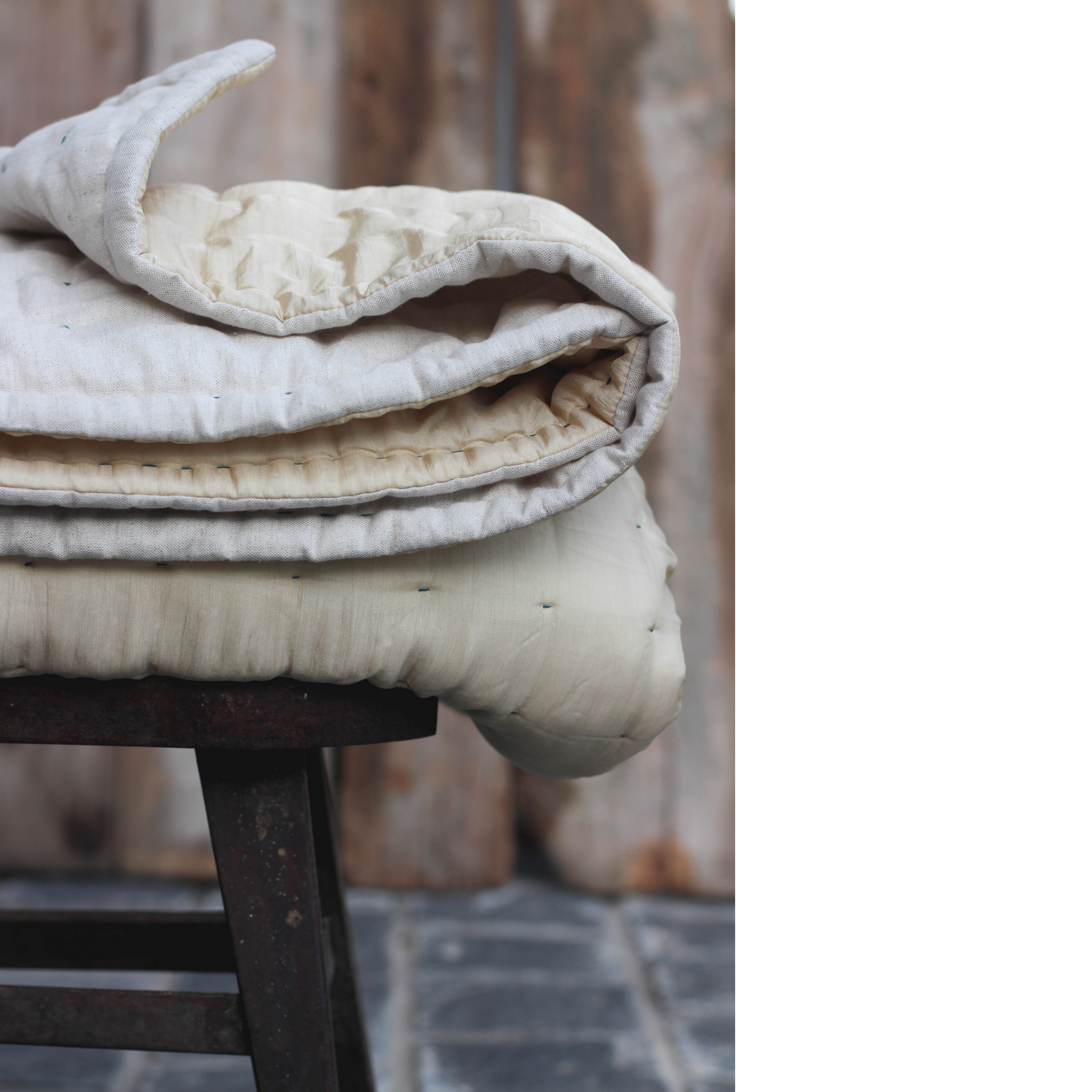 luala silk finen linen bed artisan made sustainable fabric