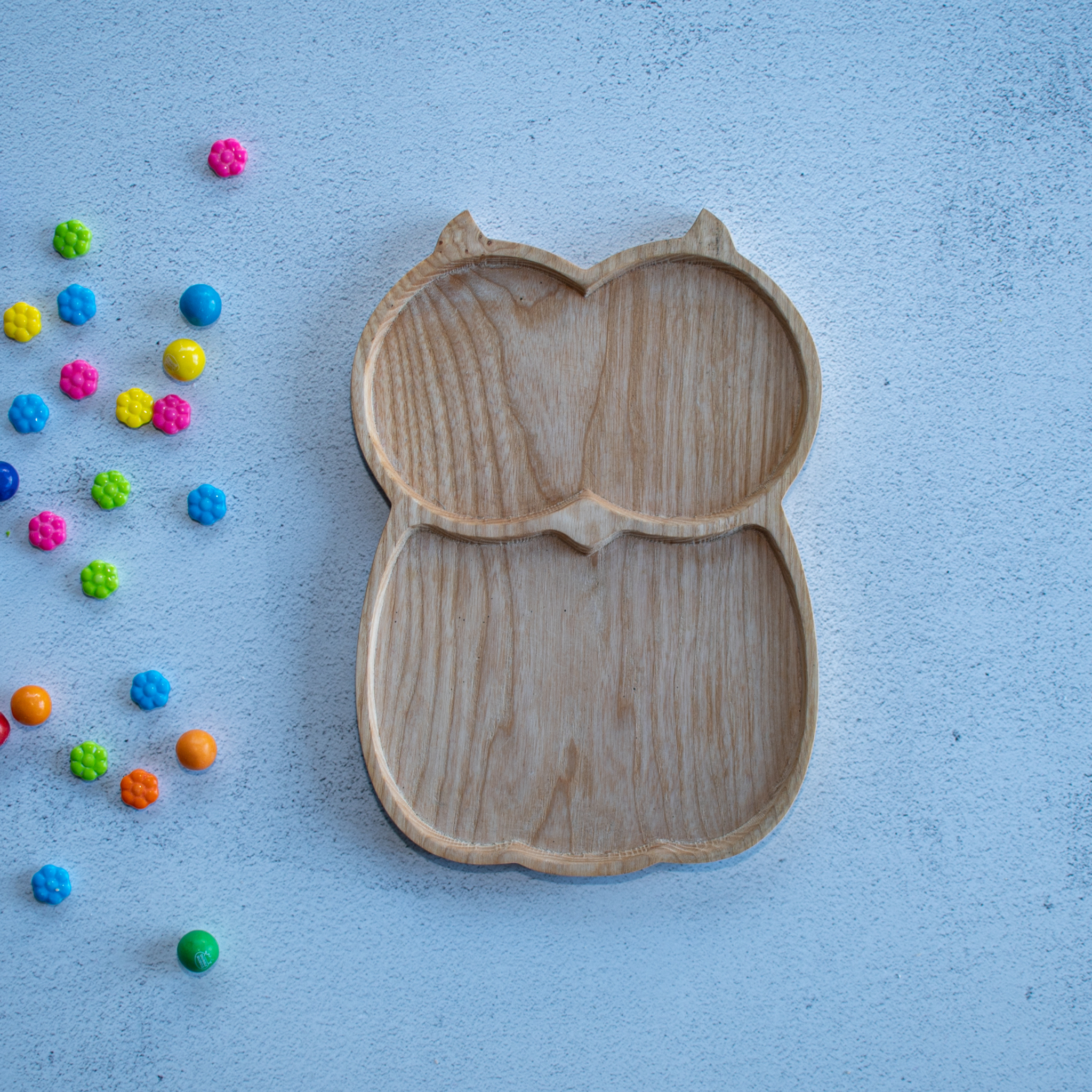Handicraft Decorative Tray- Baby Food Tray- Owl