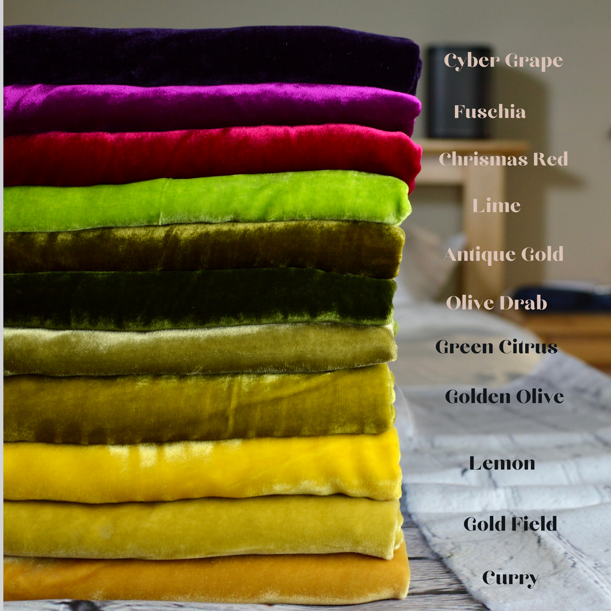 COZY - LONG PILE VELVET FABRIC BY THE YARD