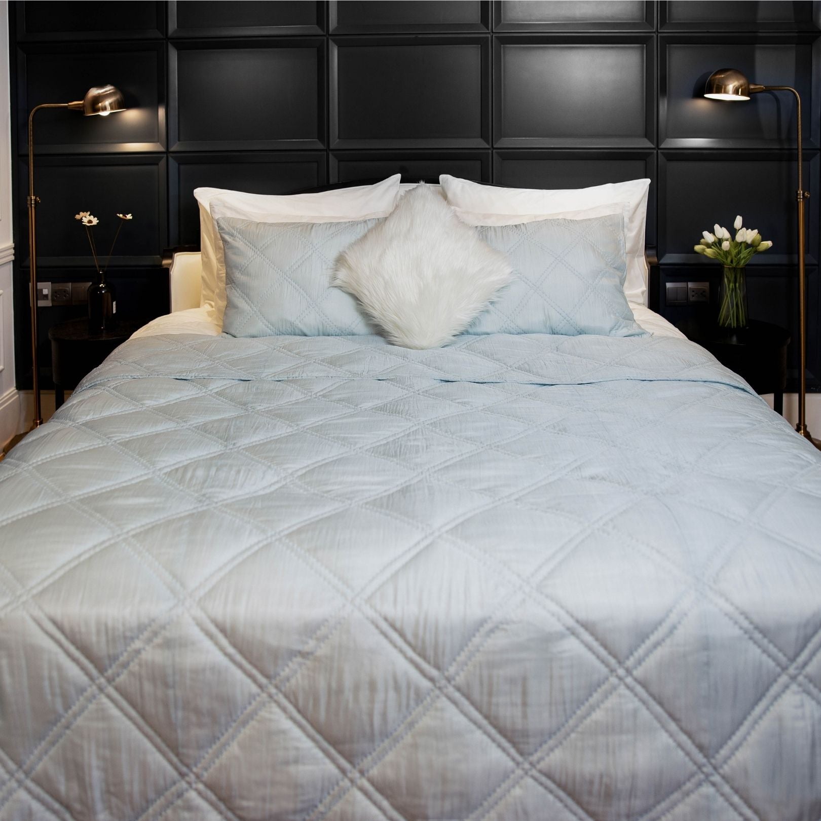 Mulberry Silk Duvet Comforter-Hand Quilted-Double Diamond