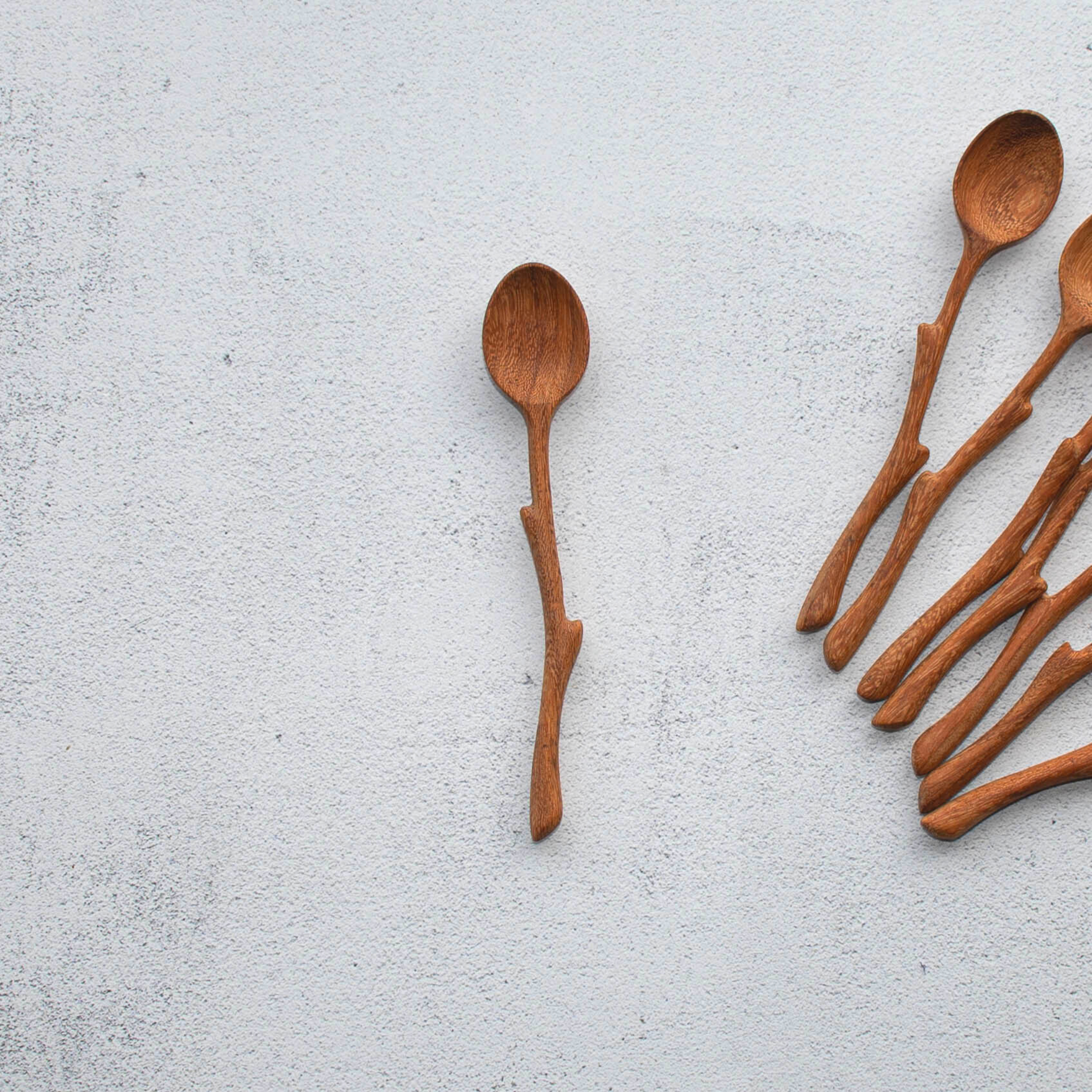 Wooden Spoon- Branch-Medium Handle