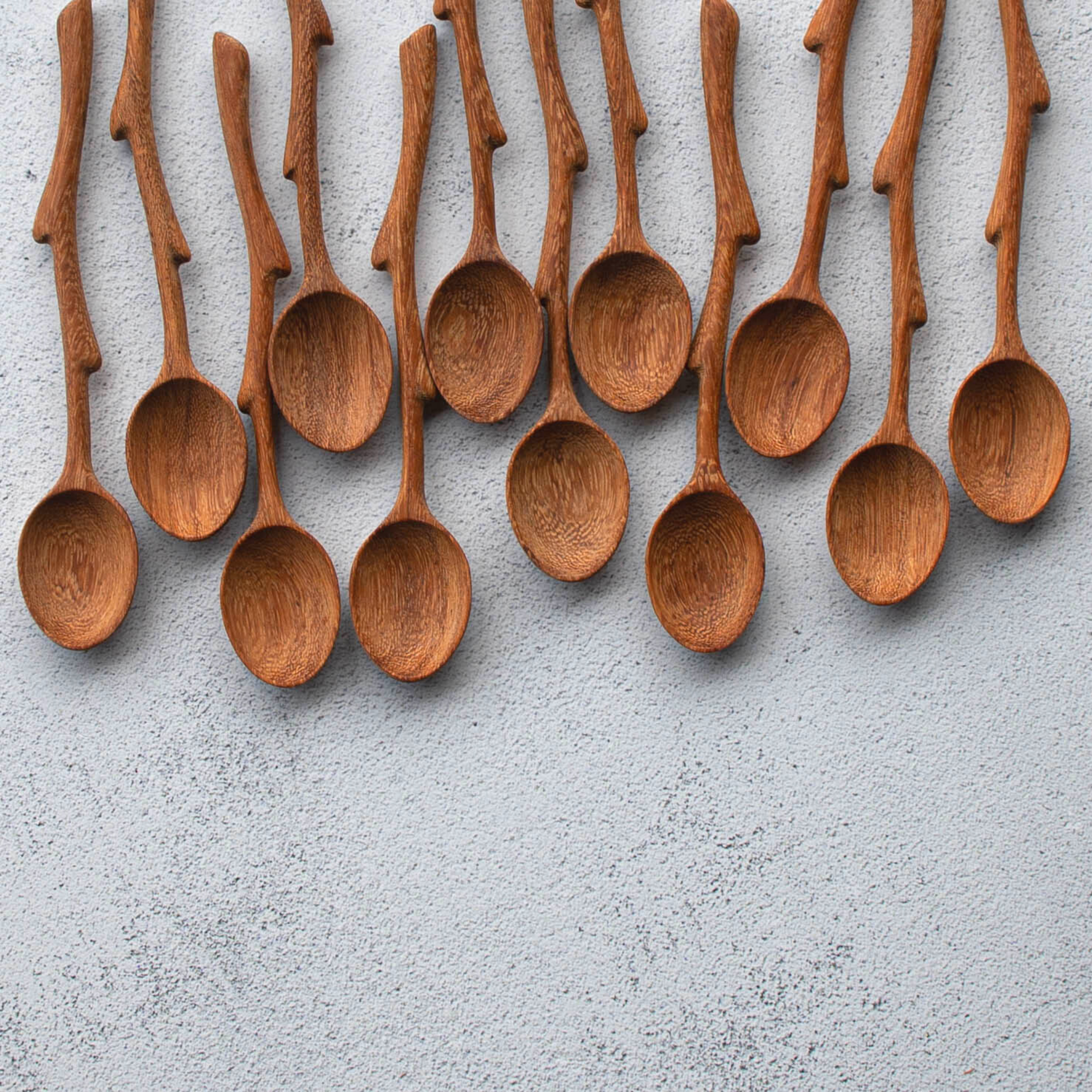 Wooden Spoon- Branch-Medium Handle
