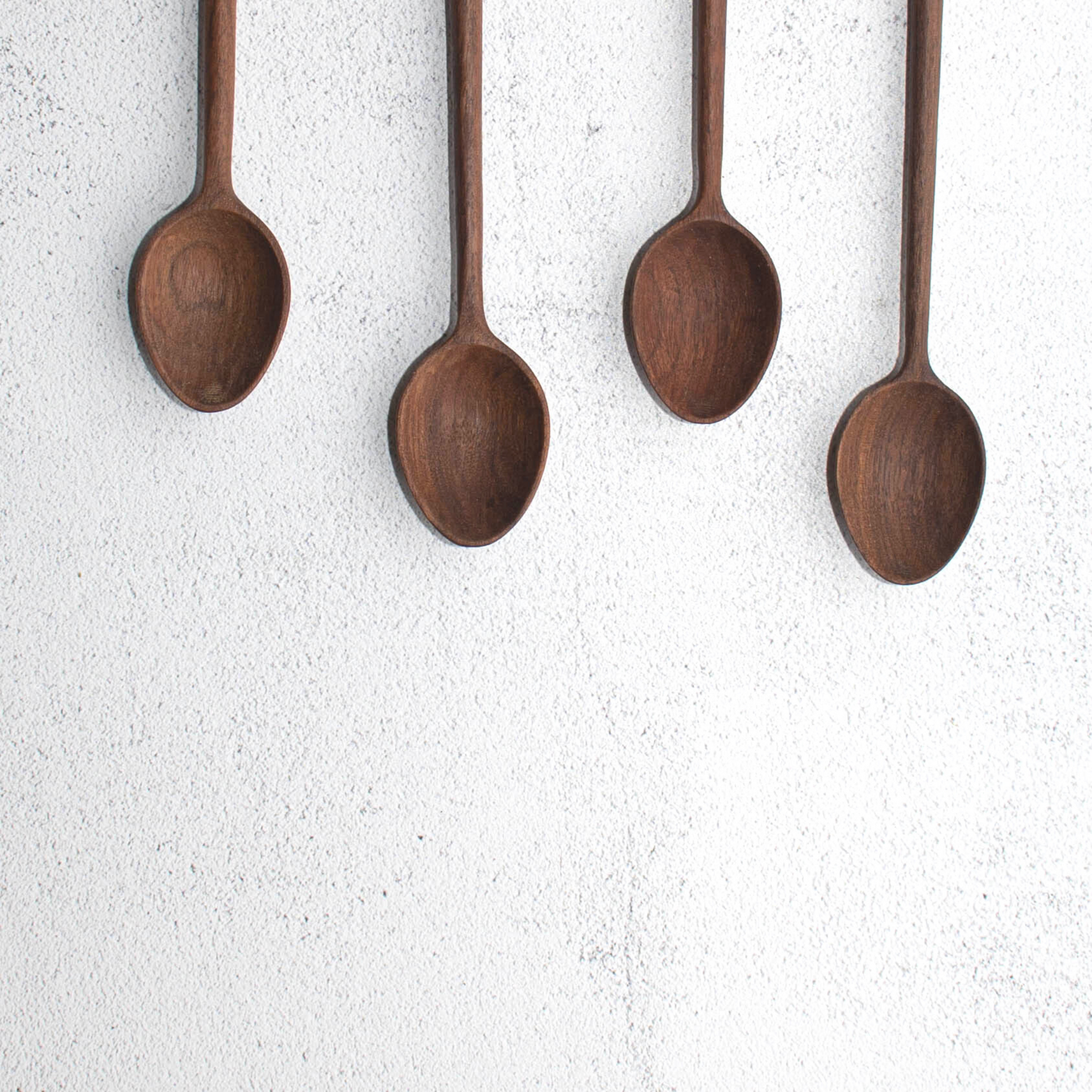 Walnut Wood Spoon-Long Handle-Coffee Spoons