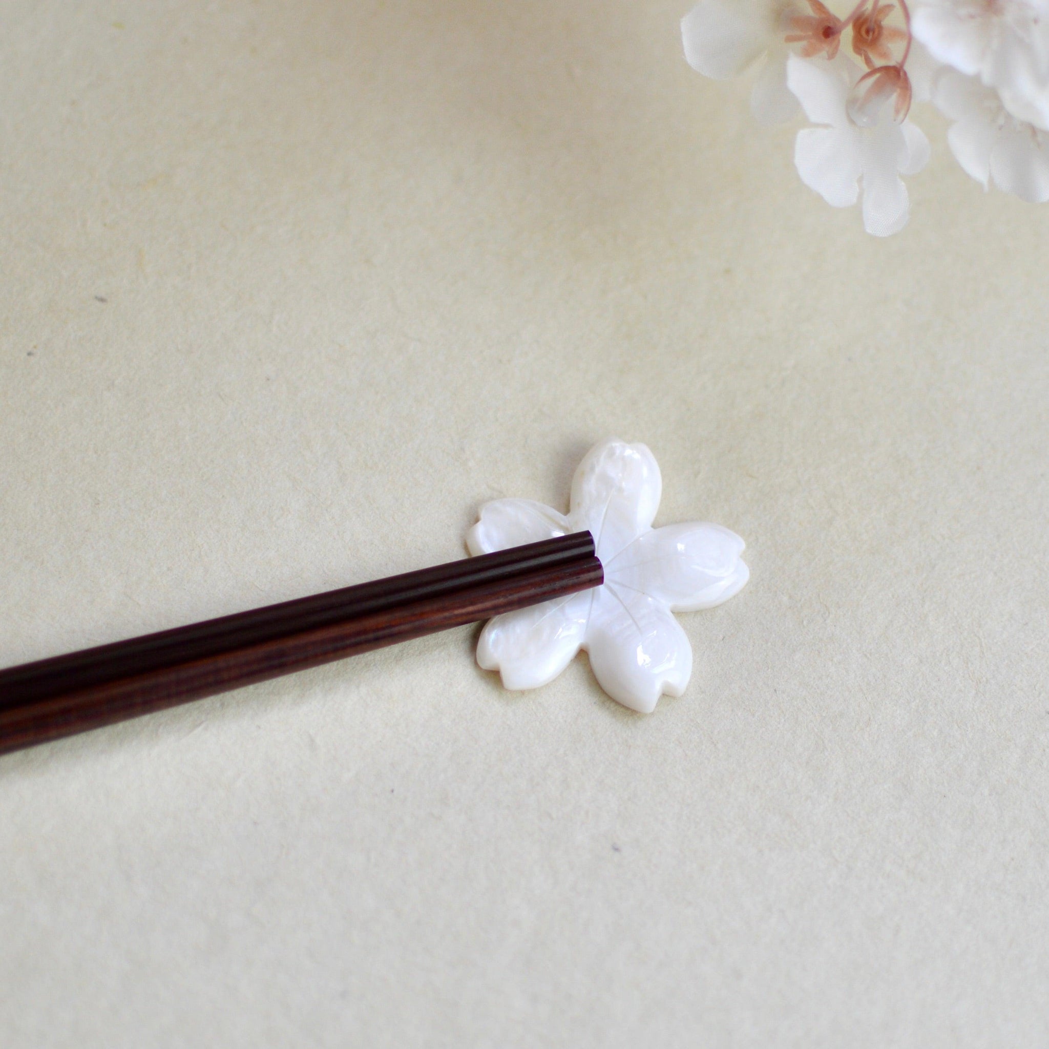 Chopstick Rest-Pearl Flower - Luala Silk