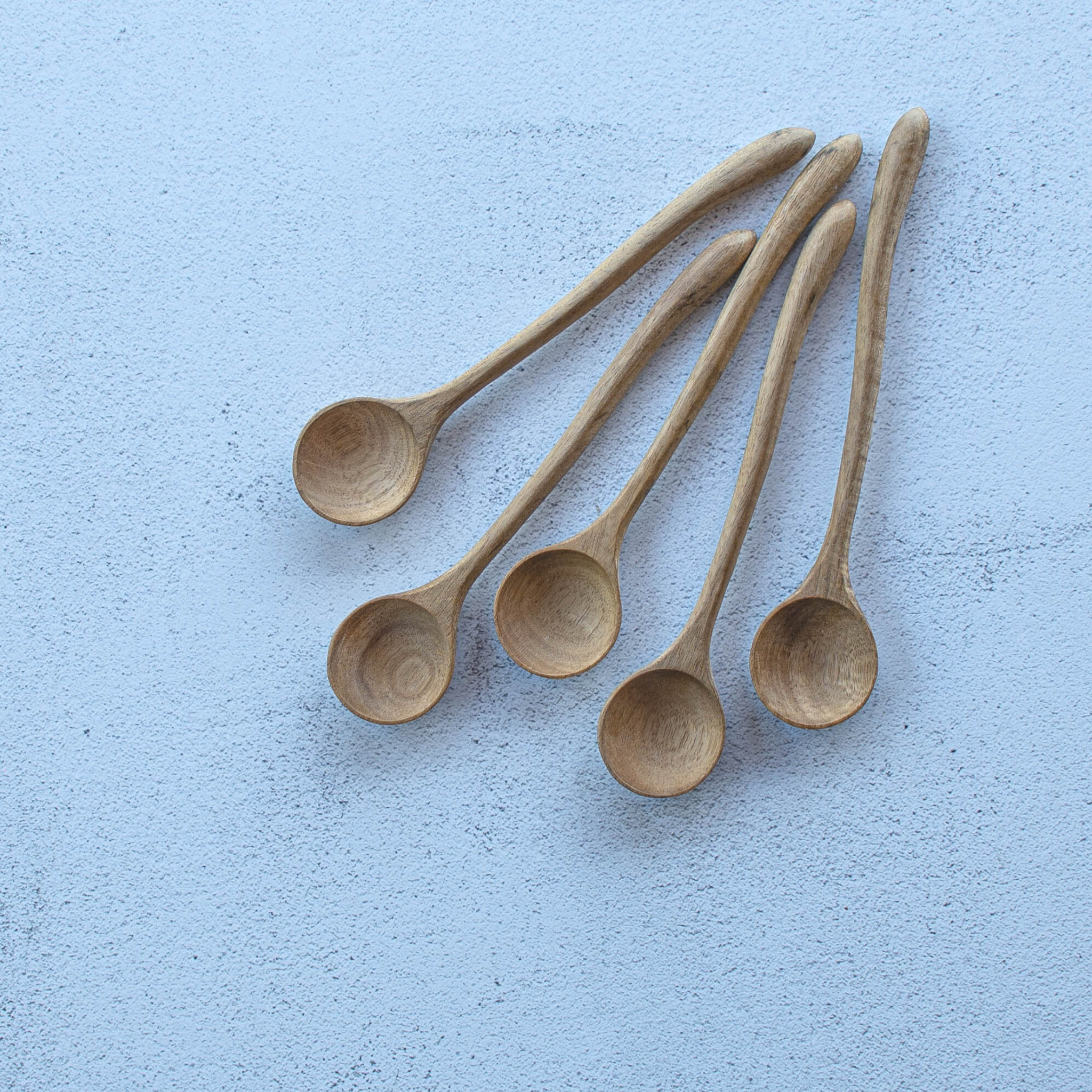 Hand carved wooden spoons- Maple wood-Wave