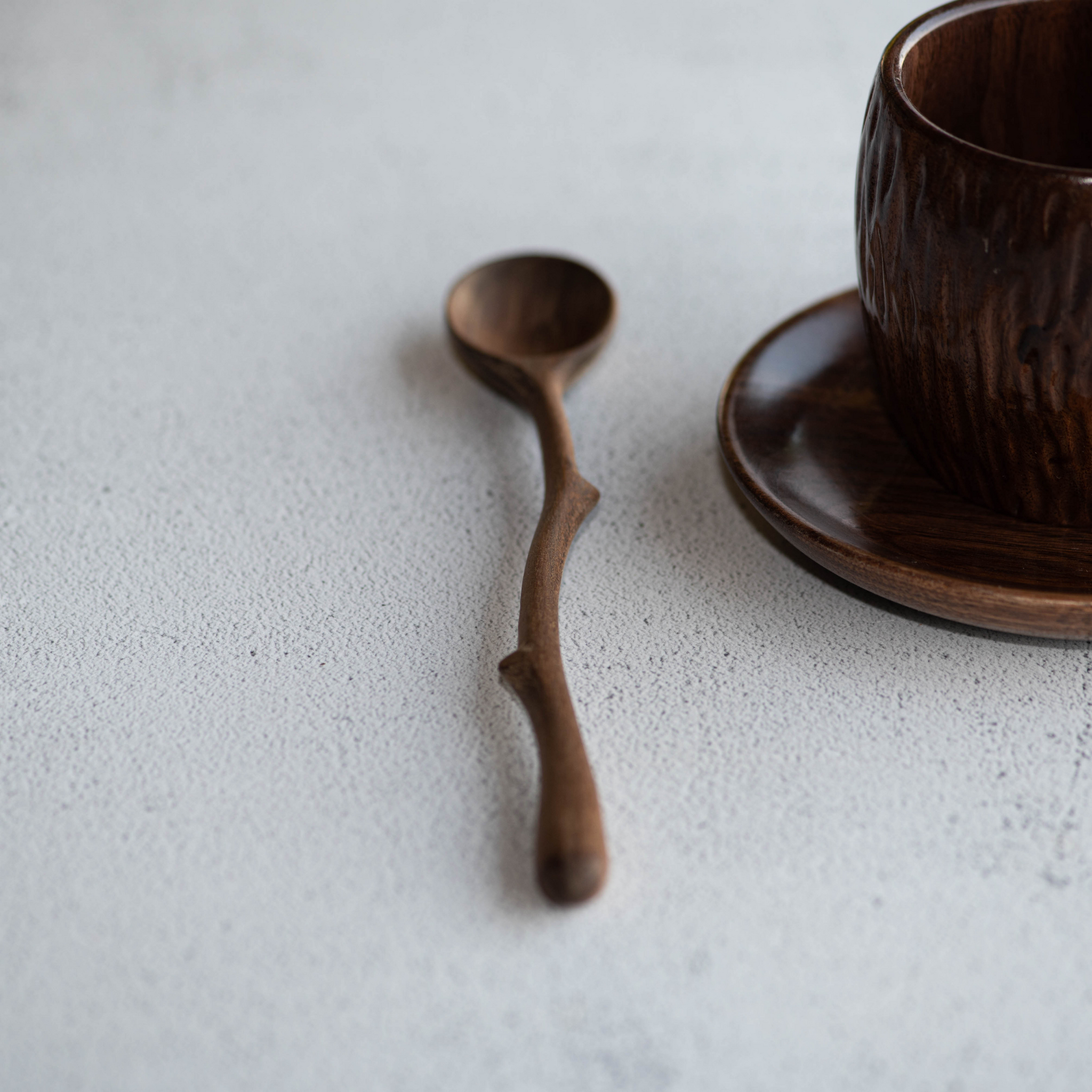 Walnut wooden spoons-Twig