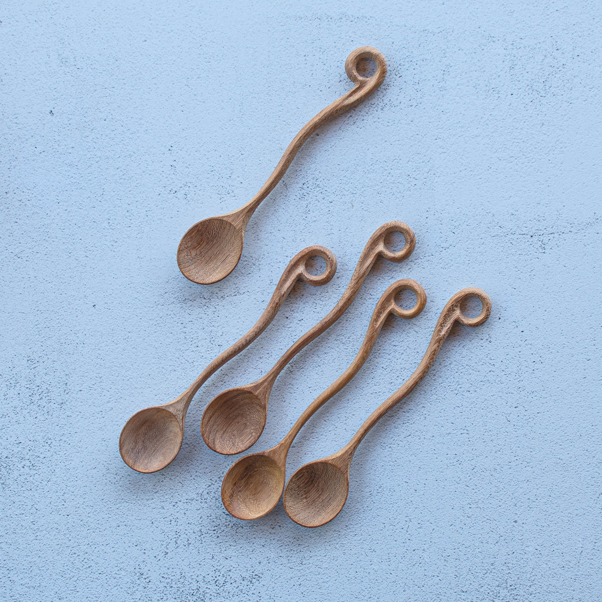 Handicraft Wooden Spoon- Redwood- Roll