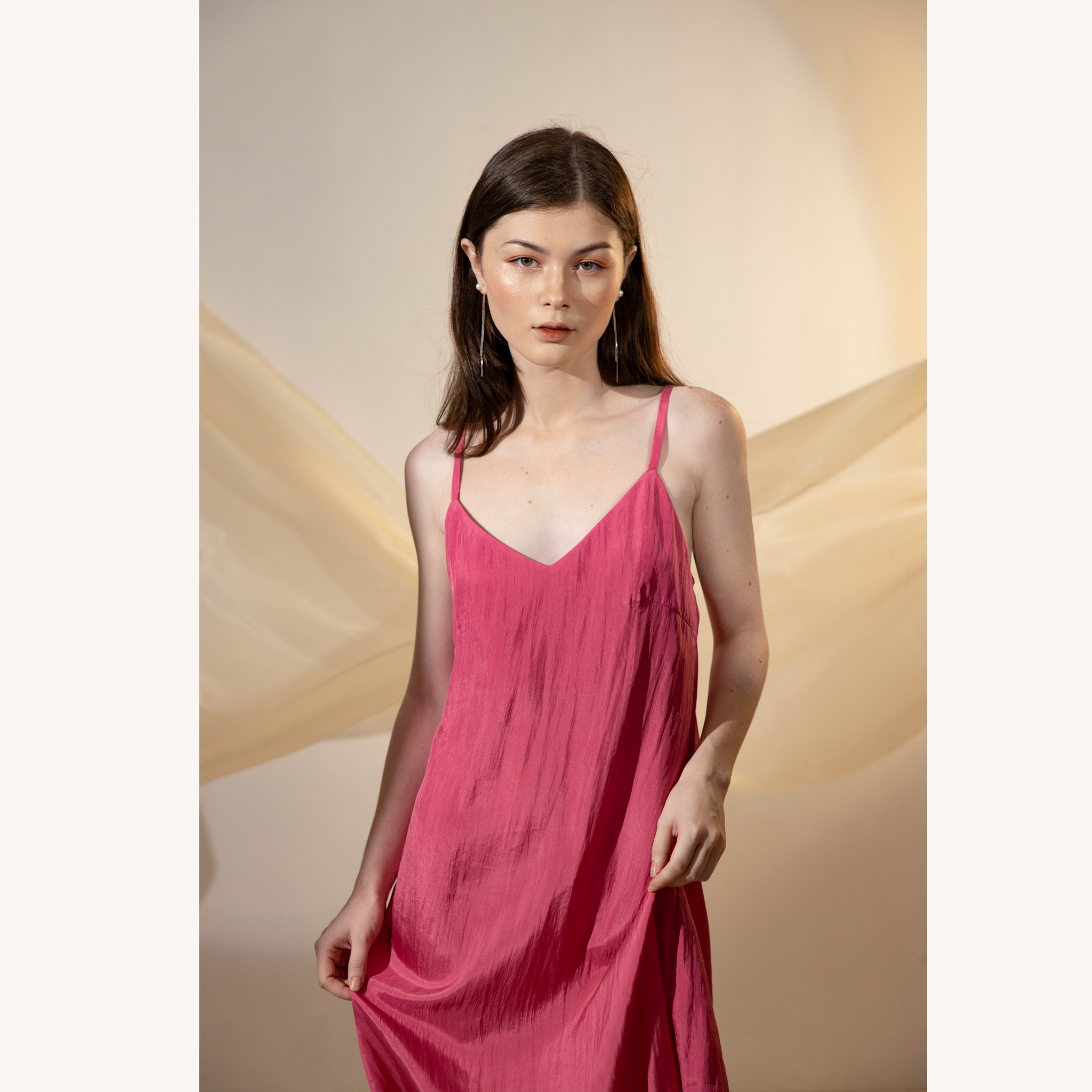 Washable Silk Short Dress- Silk Slip Dress - Silk Mini Dress