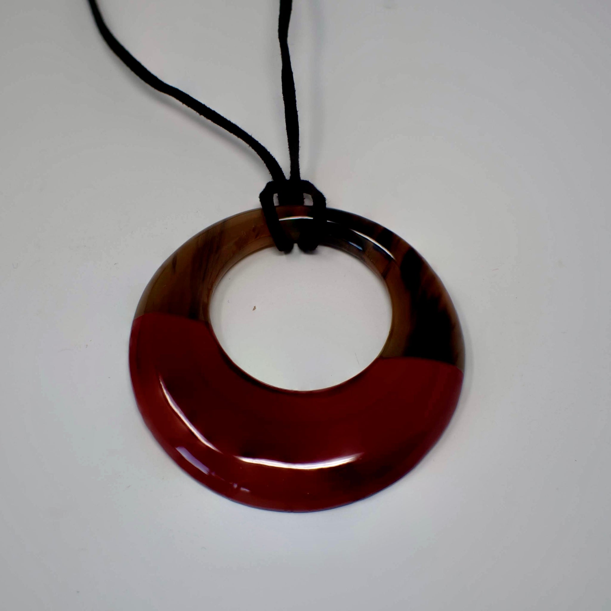 Horn Necklace Charm Lacquer