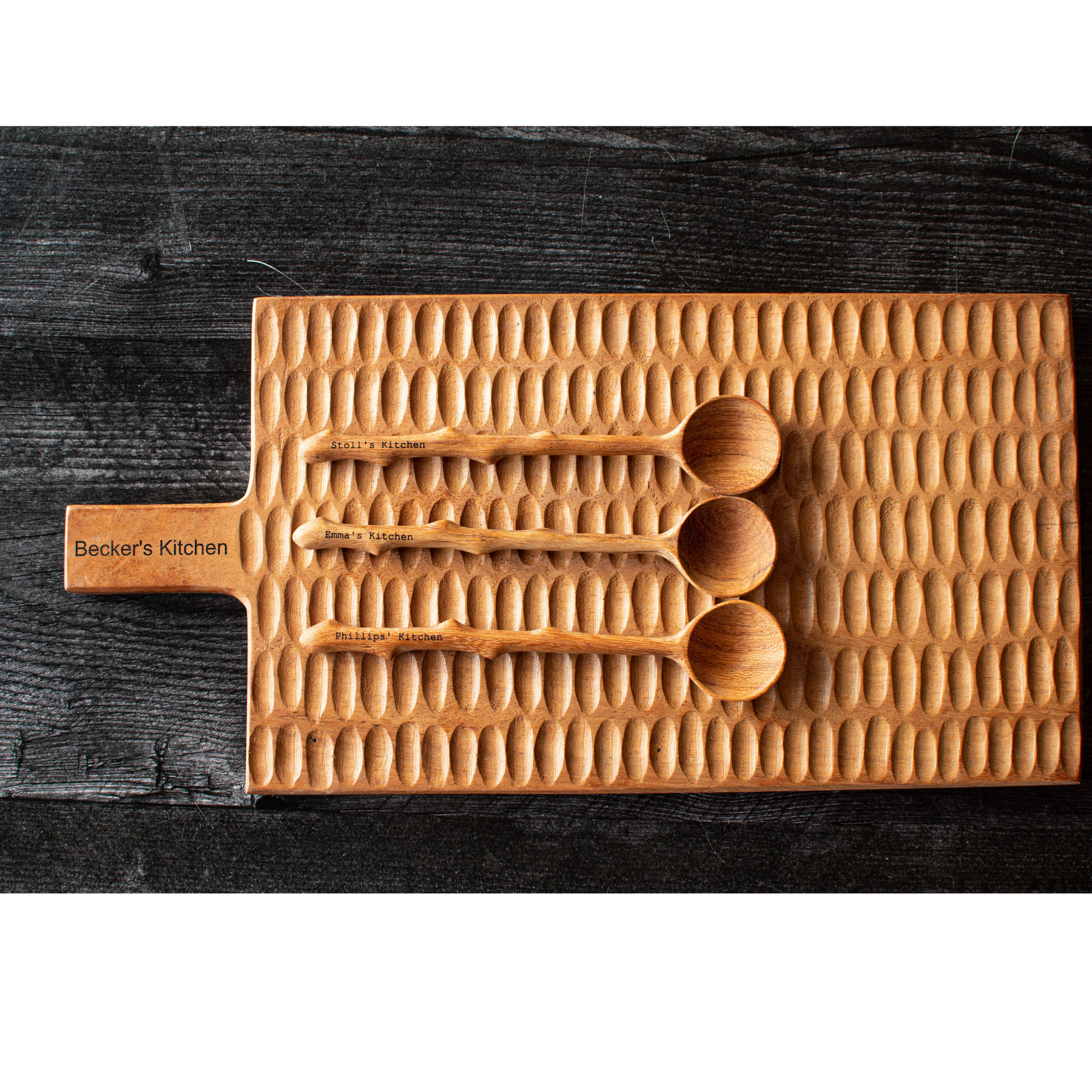 Wooden Cutting Board Tray-Water Drop Nordic Style