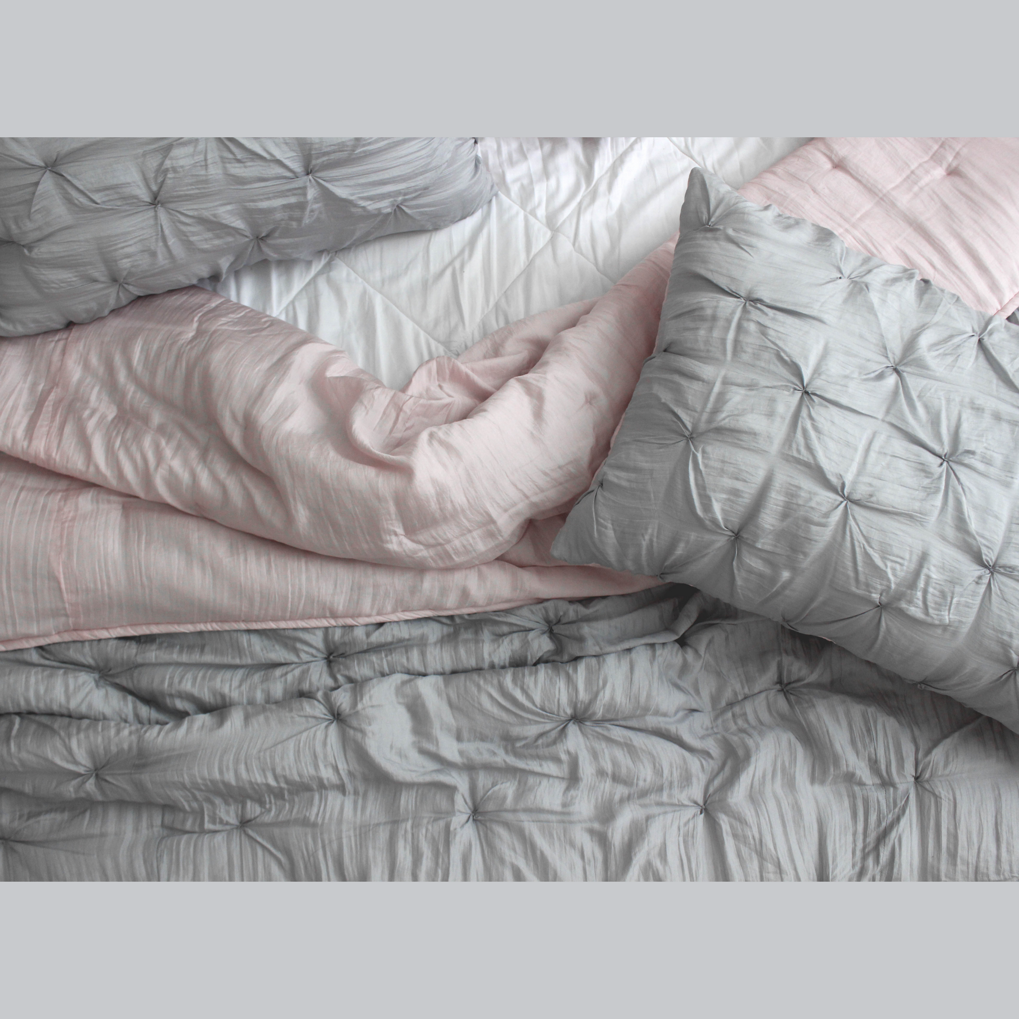 Asanoha Mulberry Silk Bedding Set| Silk Quilt and Pillowcases| Hand Quilted