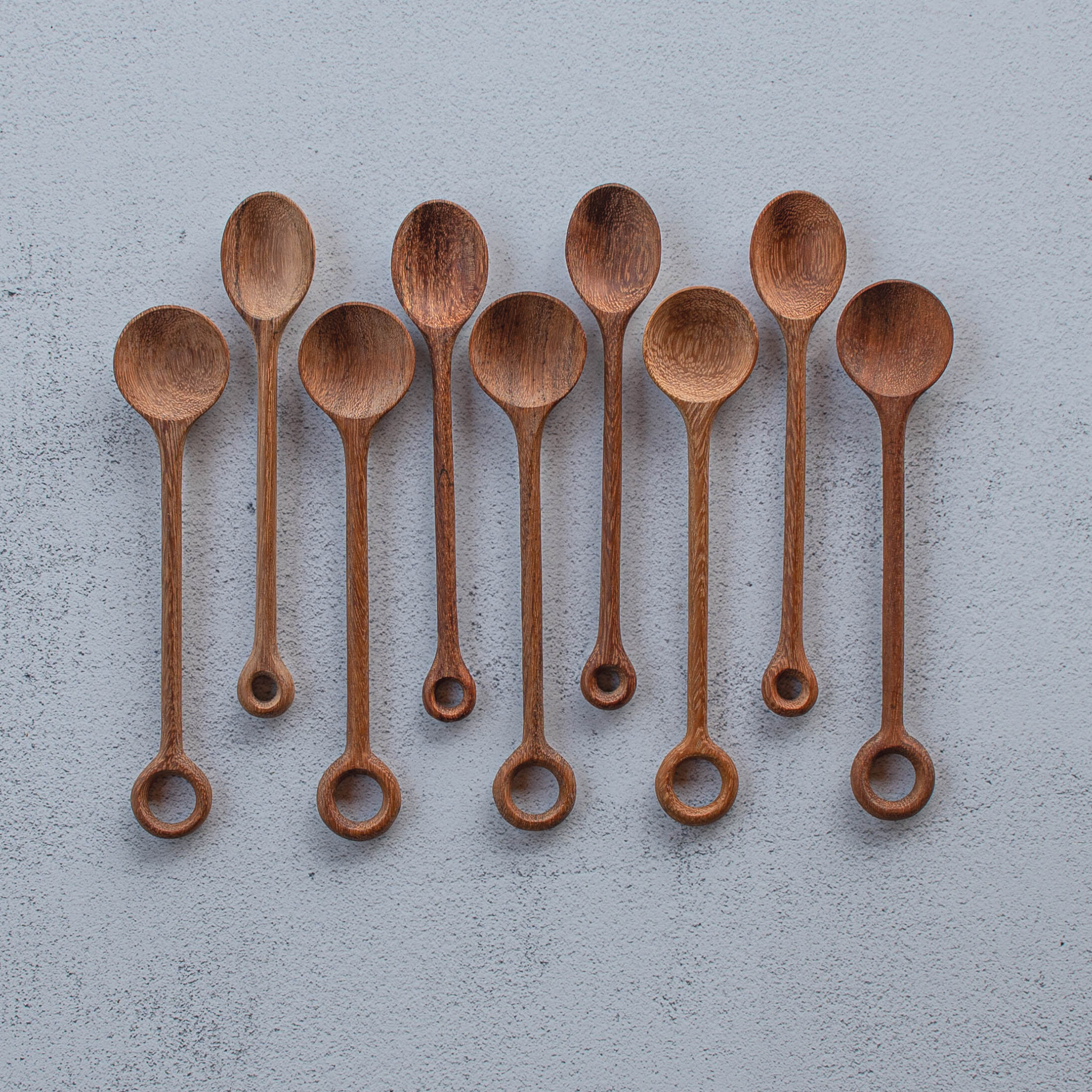 Handicraft Wooden Spoon- Redwood- Big Dot