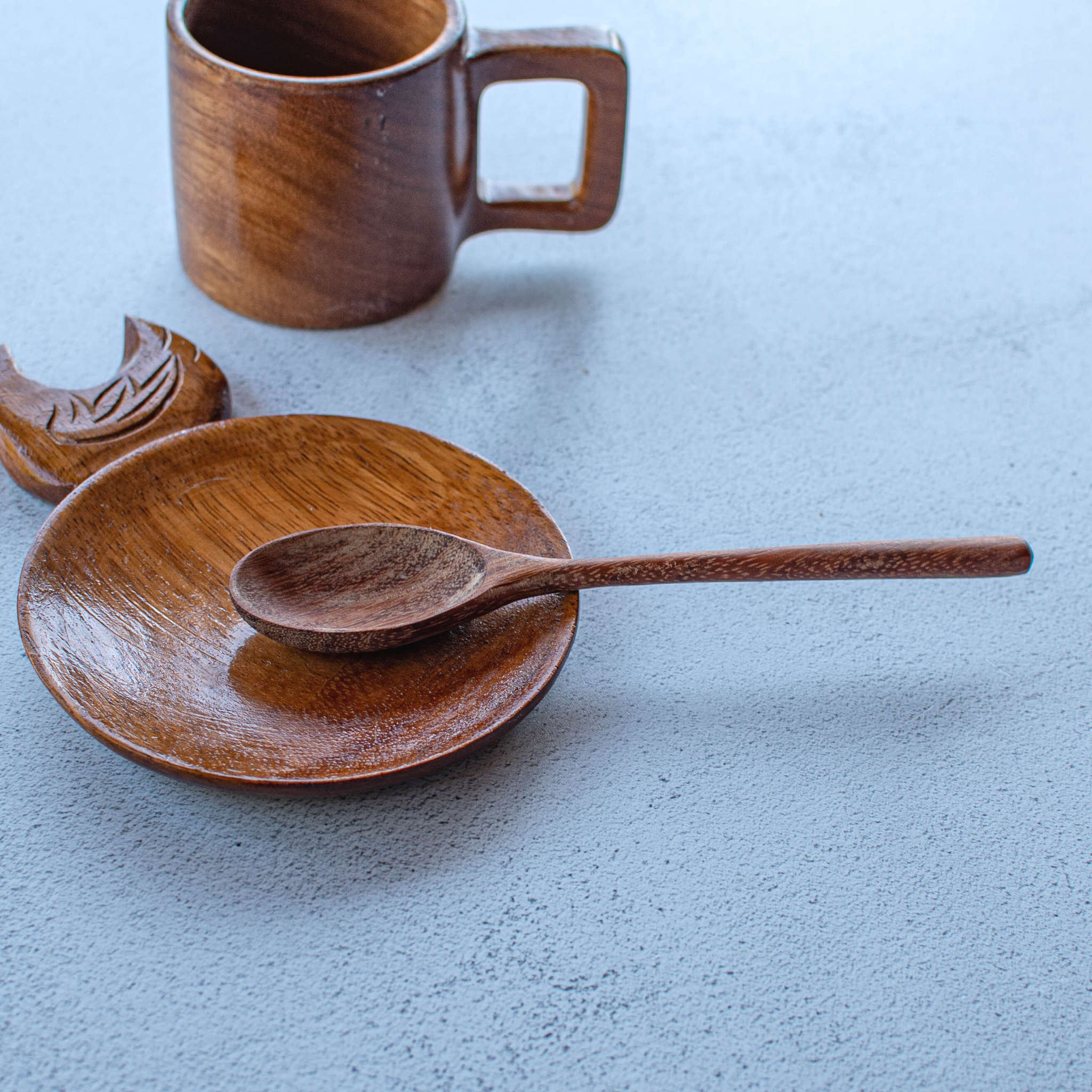 Hand carved wooden spoon-Classic