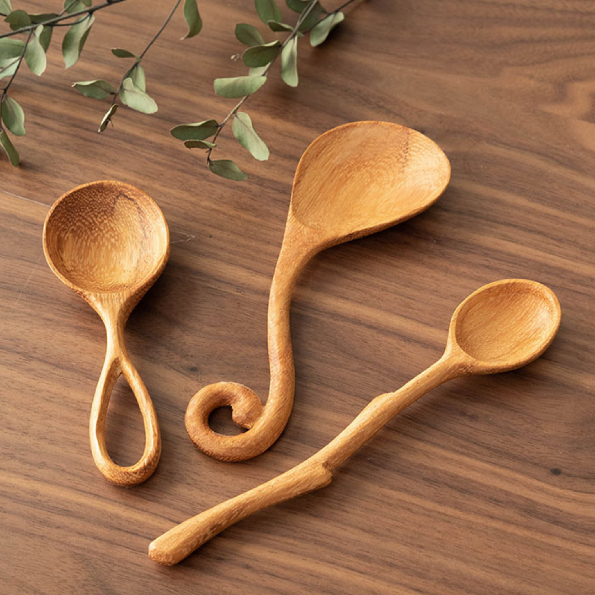 Handicraft Wooden Spoon- Swirl
