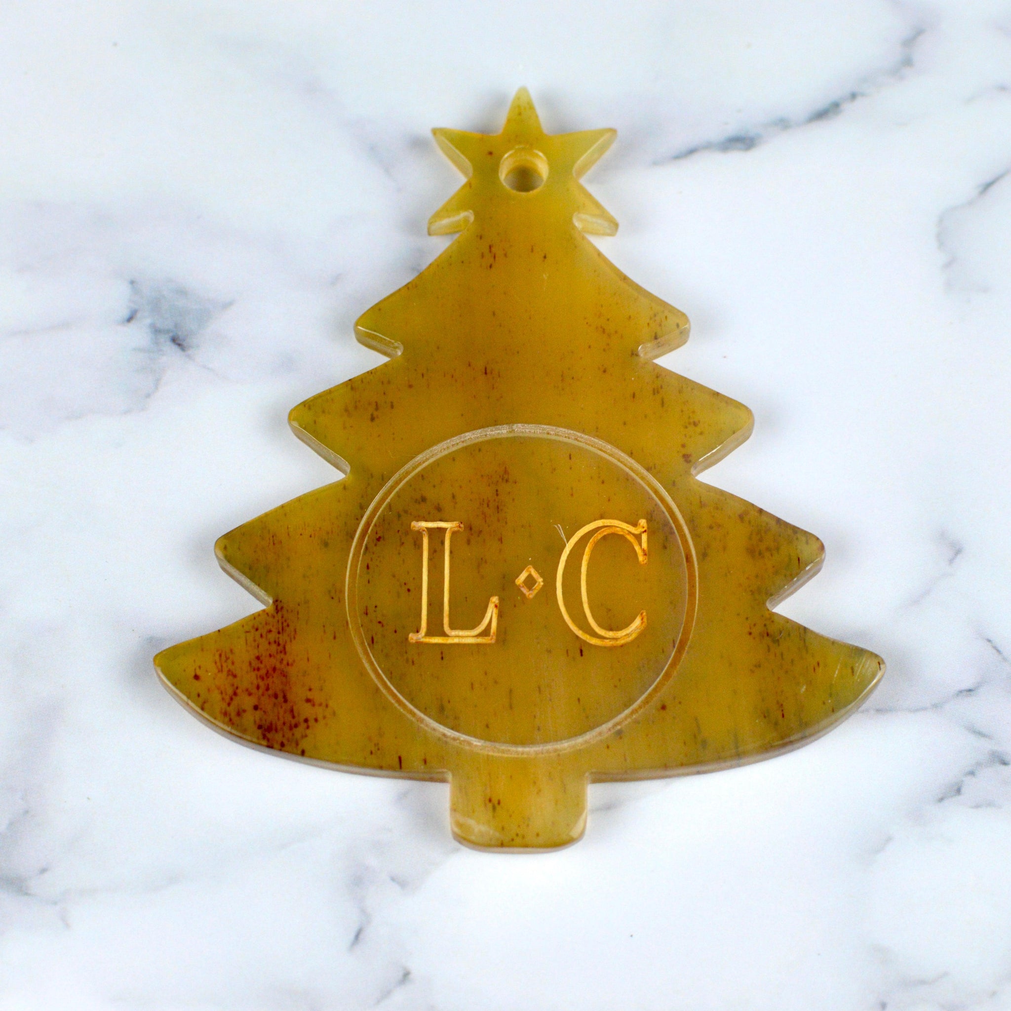 Christmas Tree Horn Ornament - Luala Silk