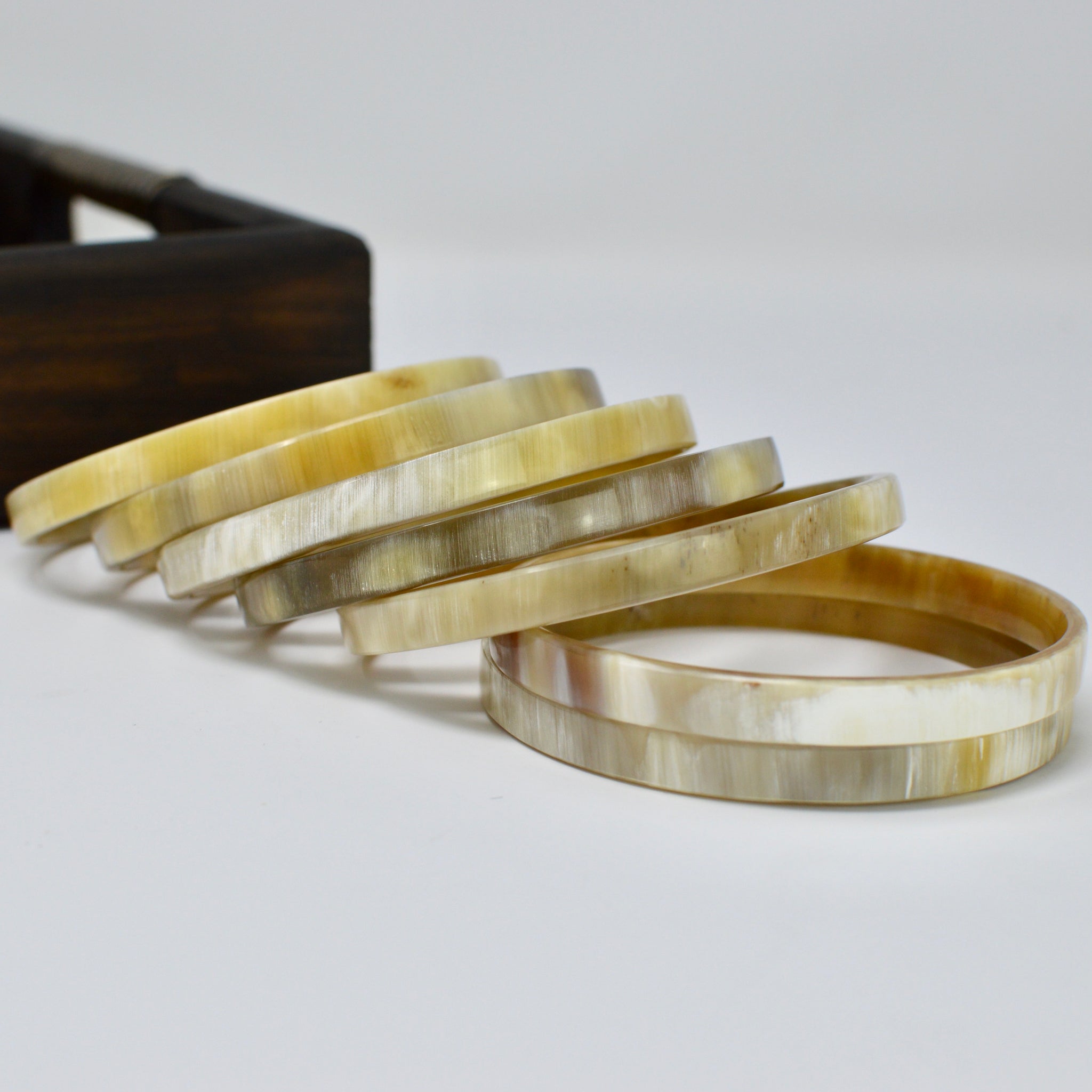 horn bracelet artisan made  handmade jewelry custom gift
