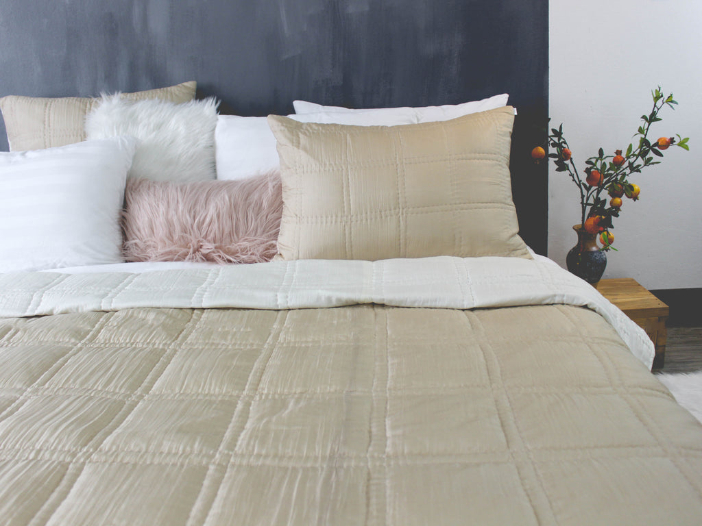 Elegant luxury bedding customized by Luala Silk Personalized gift
