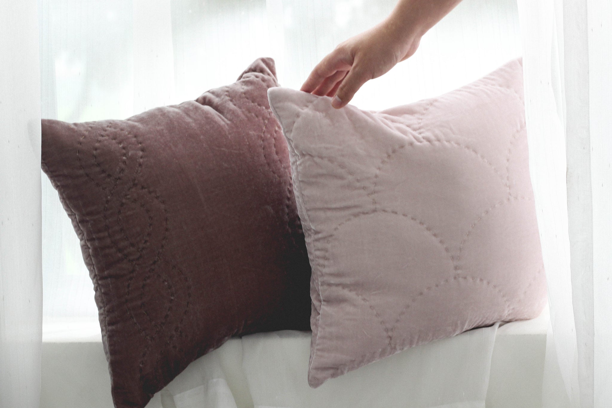Silk Velvet Shams/Pillowcases - Sofa/ Bedroom Decor