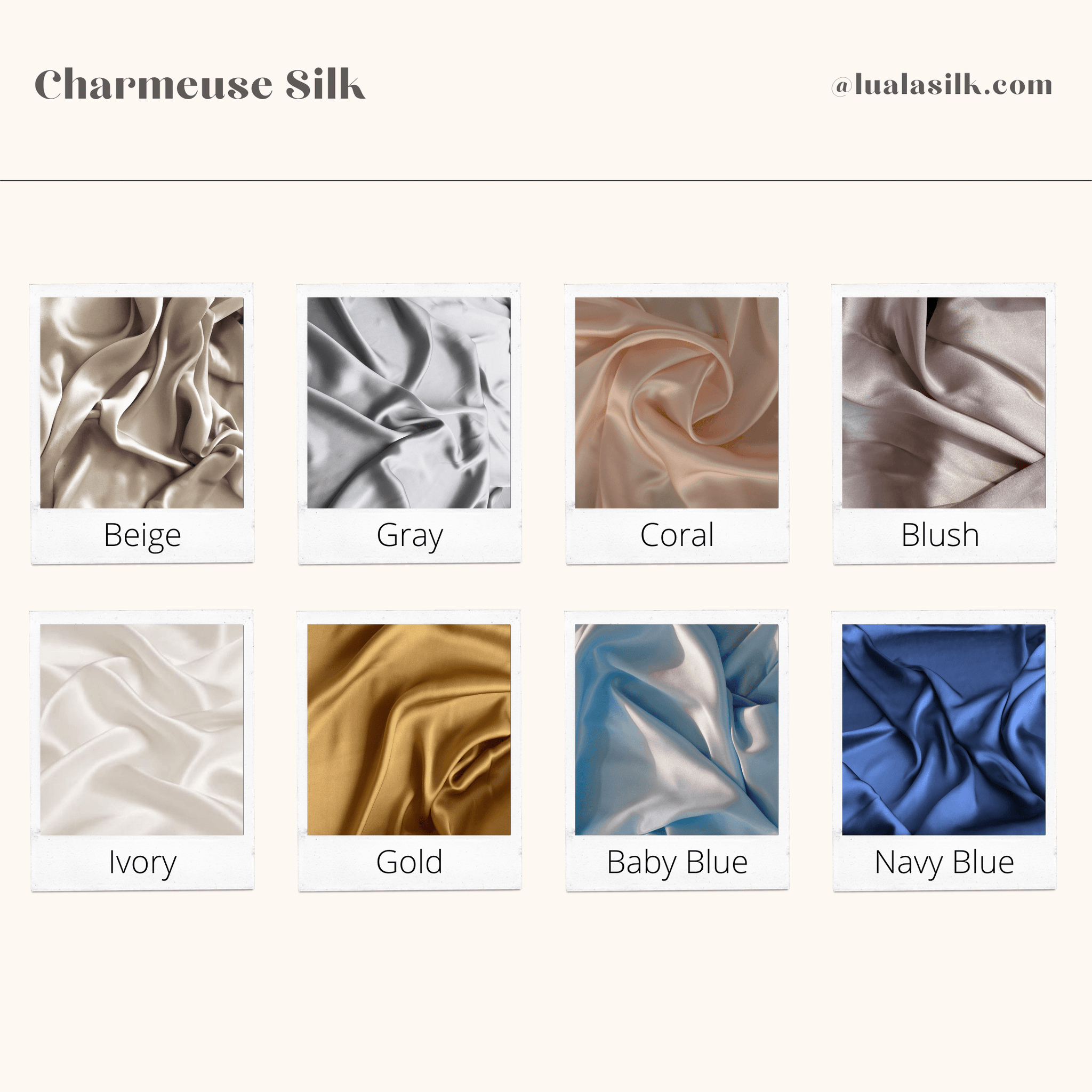 Charmeuse Silk Mulberry Silk 22 momme, Fabric for Sale