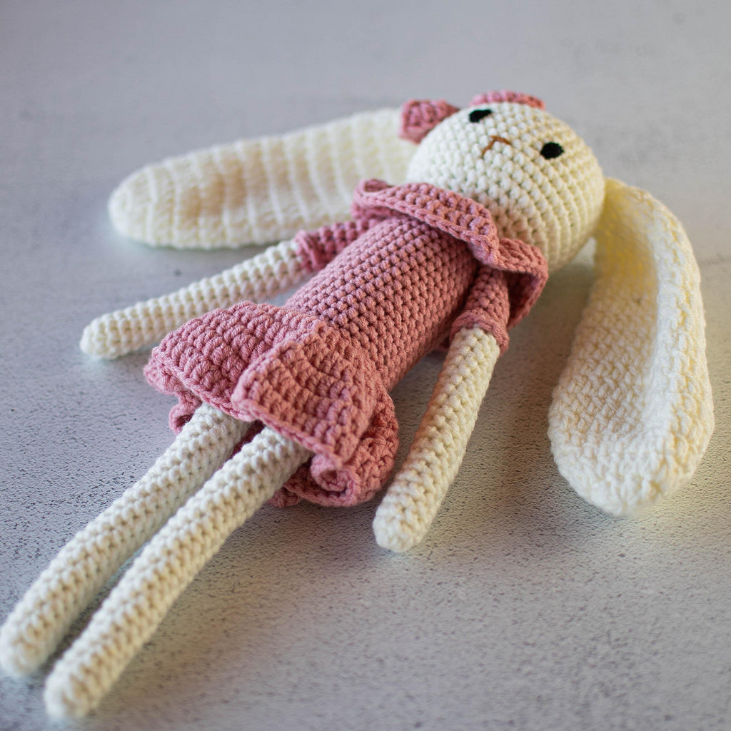 Crochet Dolls Hand made Gift-Bunny Long Tail - Luala Silk