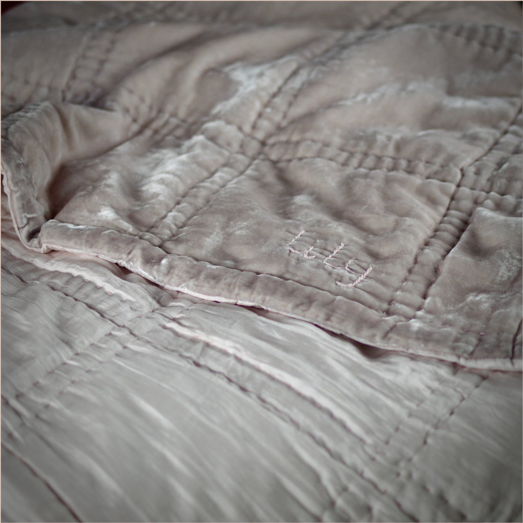 personalize blanket throw plush mulberry silk blush pink
