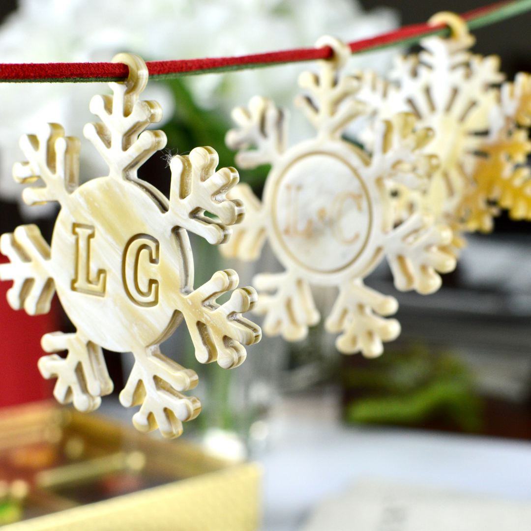 Snow Flake Christmas Ornament