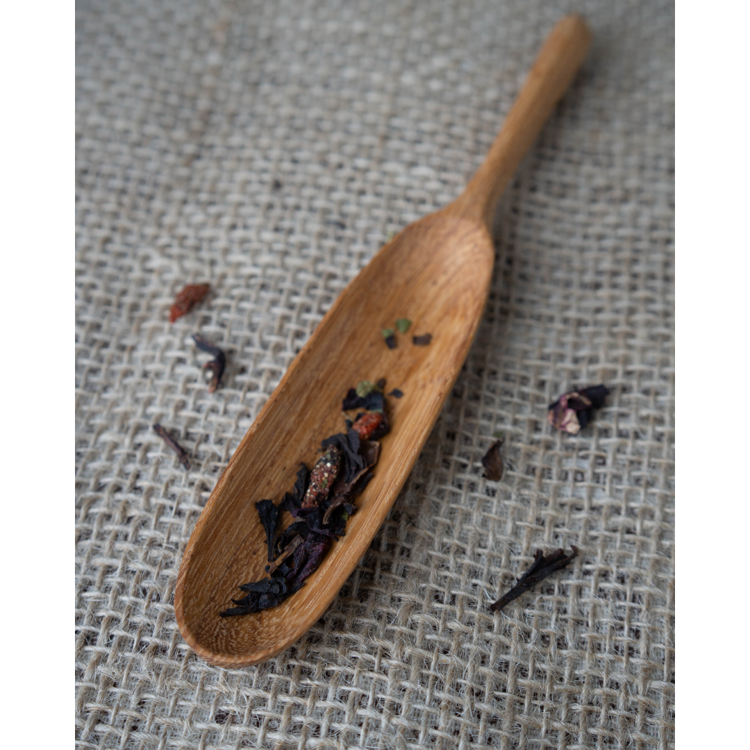 Handicraft Wooden Spoon- Redwood- Tea caddy spoon