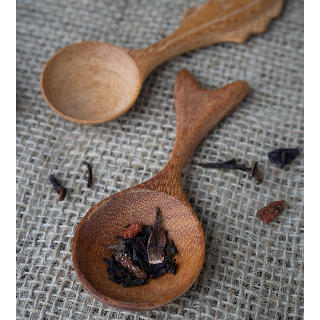 Handicraft Wooden Spoon- Redwood- Short Fish Tail