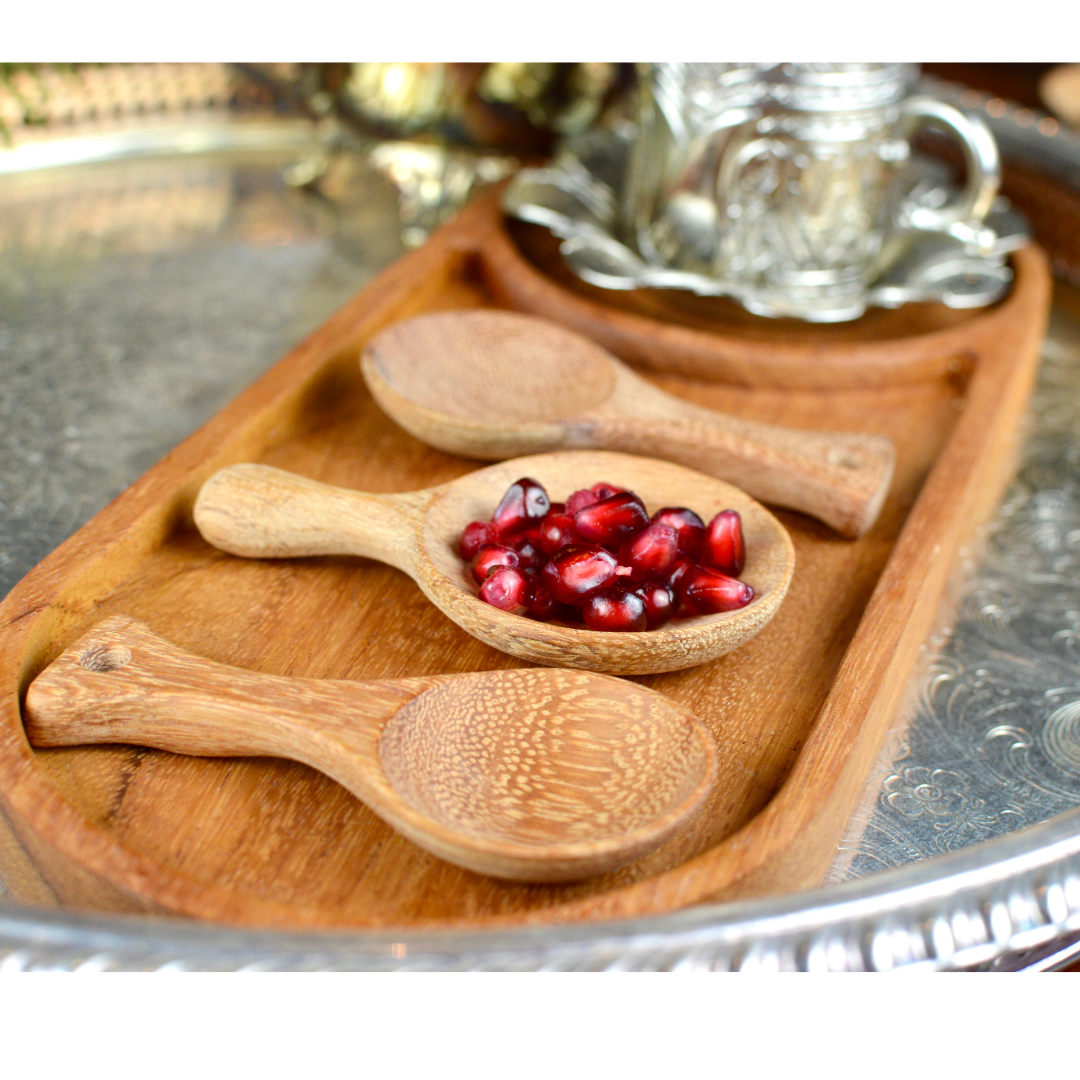 Handicraft Wooden Spoon- Redwood- Liti