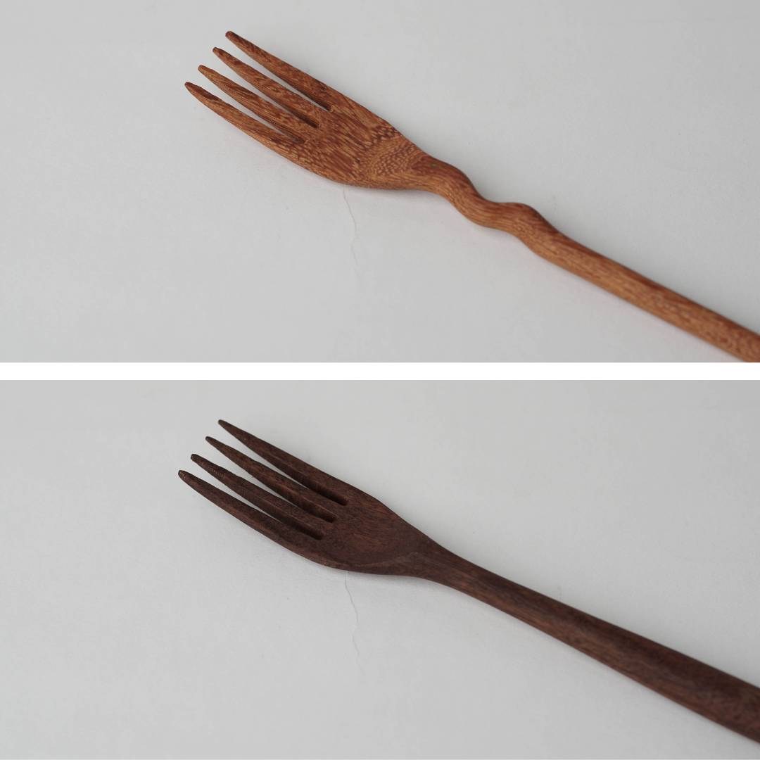 Wooden Spoon and Fork-Twig