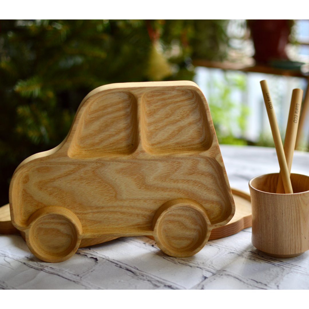 Handicraft Decorative Tray- Baby Food Tray- Car